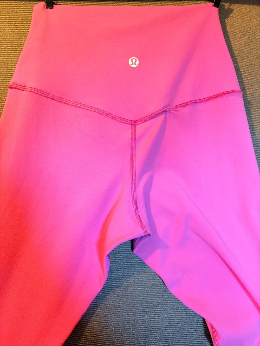 lululemon athletica Kids' Bright Pink High-Rise Leggings